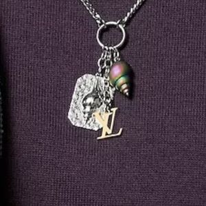 Authentic Louis Vitton necklace with pendants
